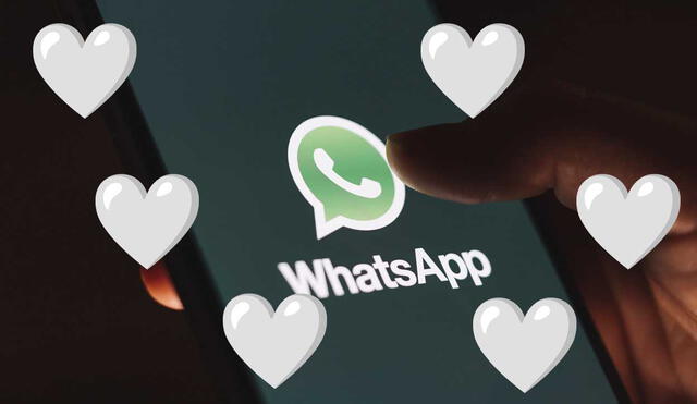 El emoji del corazón blanco de WhatsApp es muy popular en Android e iOS. Foto: composición TechRadar
