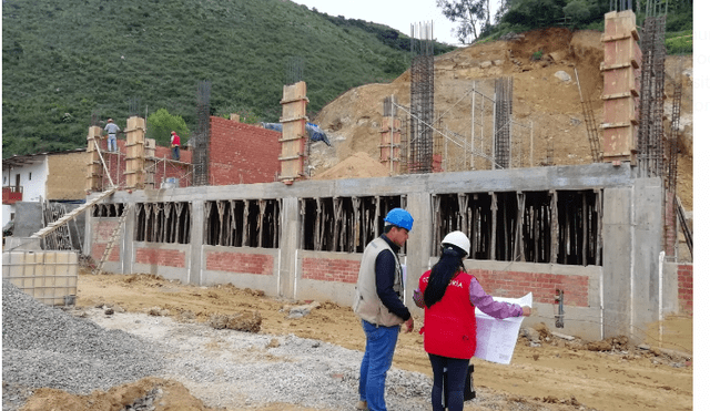 La Contraloría intervino en construcciones de colegios en Cajamarca por la no aplicación de penalidades que ocasionan perjuicio económico. Foto: Contraloría