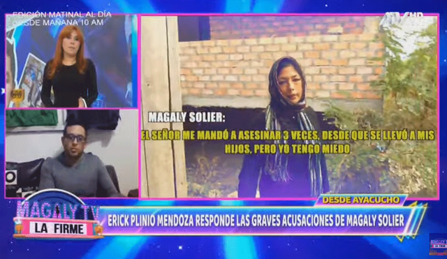 Magaly Medina sobre las acusaciones de Magaly Solier a su exesposo. Foto: captura de ATV