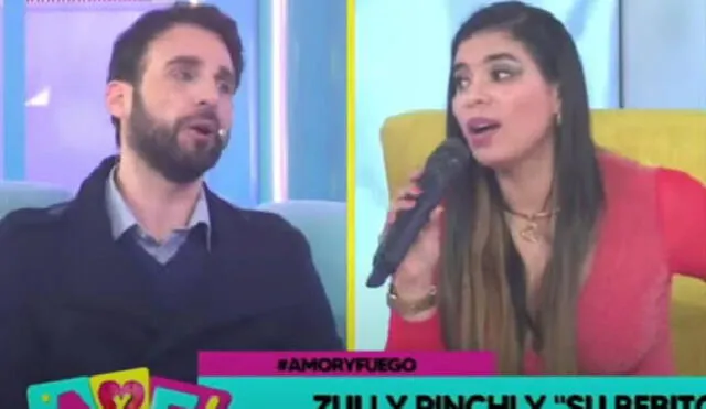 Zully Pinchi estuvo como invitada en "Amor y fuego". Foto: captura de Willax