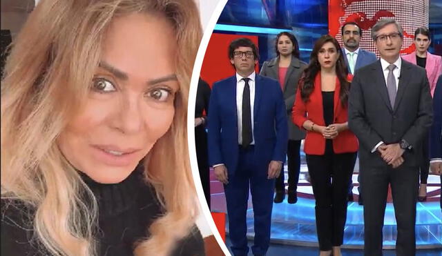 Gisela Valcárcel reaccionó al pronunciamiento de América Televisión. Foto: composición LR/Gisela Valcárcel/Instagram