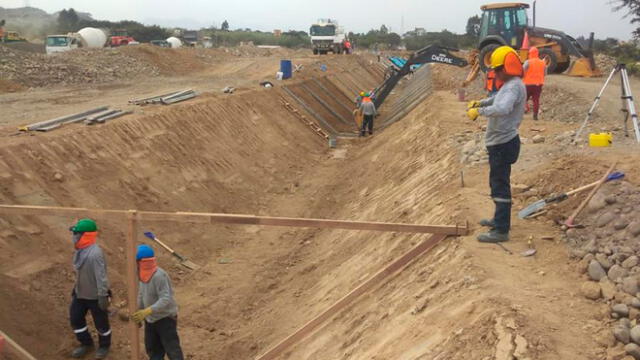 Midagri construye cuatro canales de riego en la región La Libertad. Foto: PSI Midagri