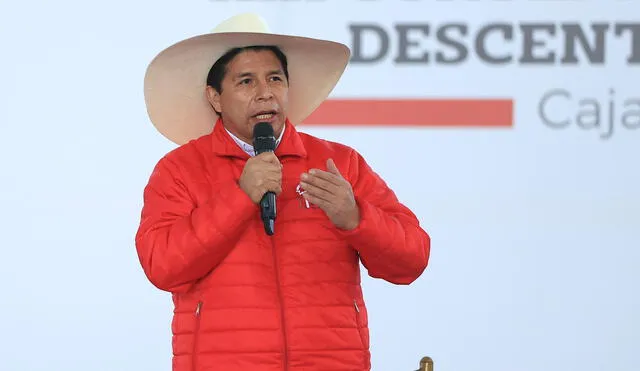 Pedro Castillo participó en el Consejo de Ministros Descentralizado de Cajamarca. Foto: Presidencia