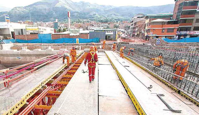 Obra de la Vía Expresa. Foto: La República