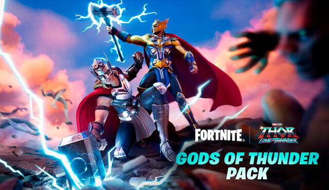 Las skins de Thor Odinson y Mighty Thor no se pueden comprar por separado. Foto: Fortnite