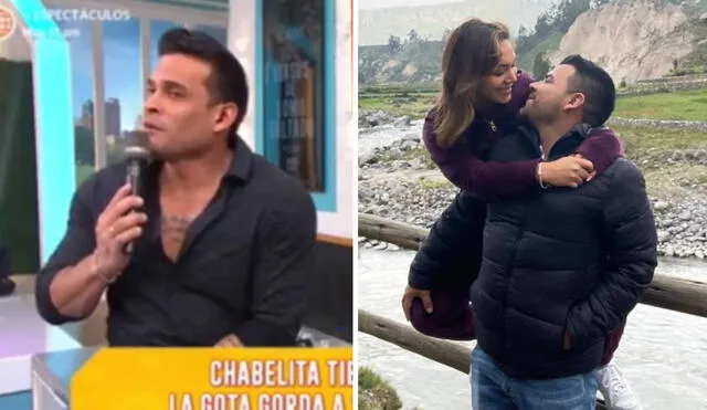 Christian Domínguez fue consultado sobre la pareja de la 'Chabelita'. Foto: composición LR/captura de América TV/Instagram