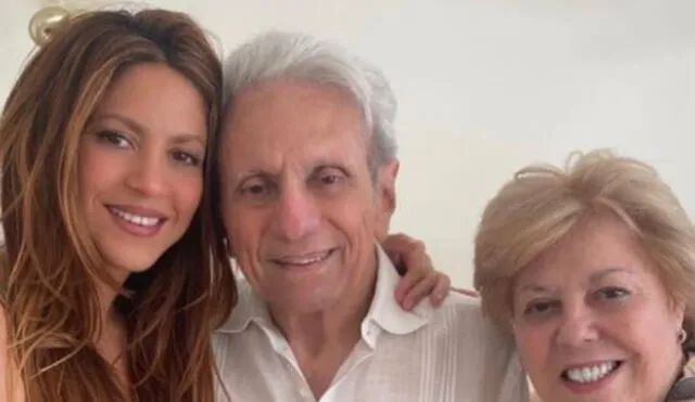 Shakira muestra apoyo a su papá, quien viene enfrentando problemas de salud. Foto: Shakira/Instagram