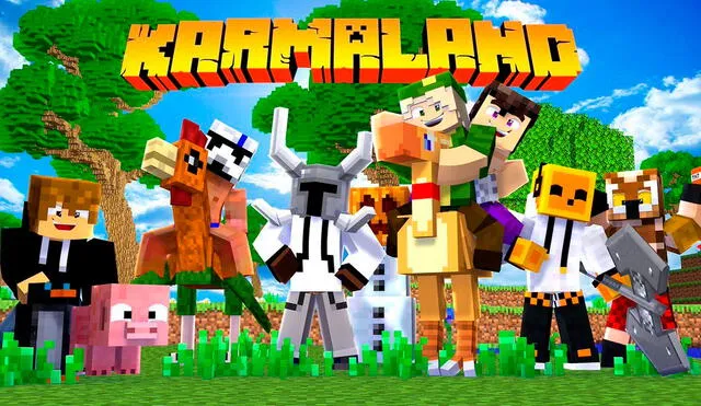 Karmaland 5 se está transmitiendo en vivo desde los canales de Twitch y YouTube de los participantes de la serie de Minecraft. Foto: VOLK Games