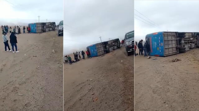 Los pasajeros realizaron esfuerzos denodados para poder salir del autobús y rescatar a los demás viajeros que se encontraban atrapados al interior. Foto: EPA Noticias