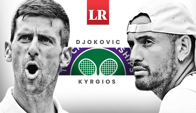 Novak Djokovic vs. Nick Kyrgios EN VIVO y EN DIRECTO desde la Cancha Central por la final de Wimbledon 2022. Foto: composición Fabrizio Oviedo/GLR