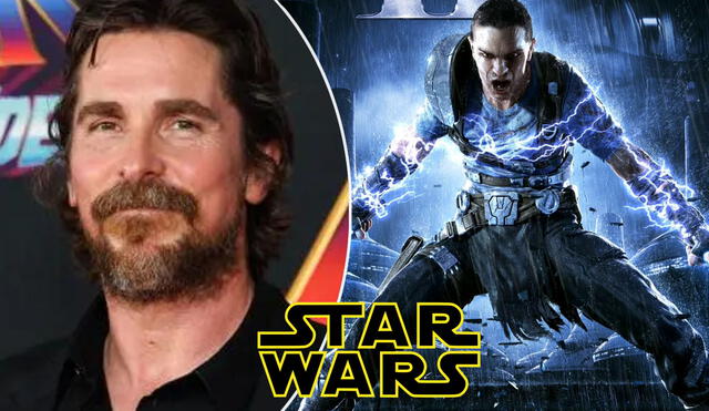 Christian Bale podría ser el poderoso aprendiz de Darth Vader en Star Wars. Foto: composición LR / Lucasfilm