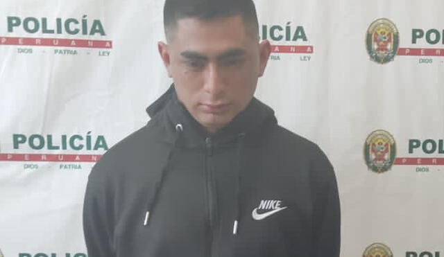 El acusado fue identificado como el suboficial de tercera PNP Carlos Rodolfo Ávalos Alvarado (21). Foto: PNP