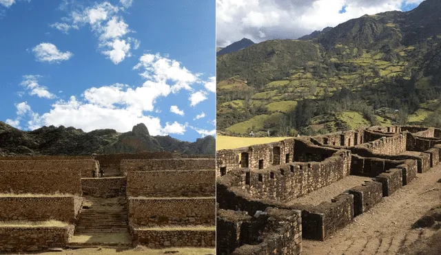 La zona arqueológica monumental Pukará Central y la caminata de Vilcabamba a Espiritu Pampa. Foto: Wikipedia y Choquequirao Trek