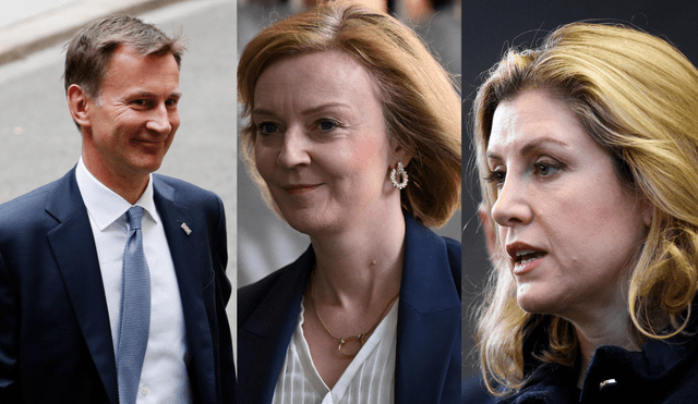 Estos son los candidatos para ocupar el lugar de Primer Ministro de Reino Unido. Foto: Composición LR/AFP