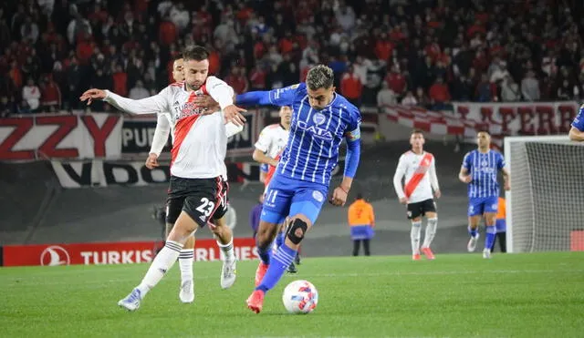 River Plate sumó su segunda derrota consecutiva en el torneo local. Foto: Twitter Godoy Cruz