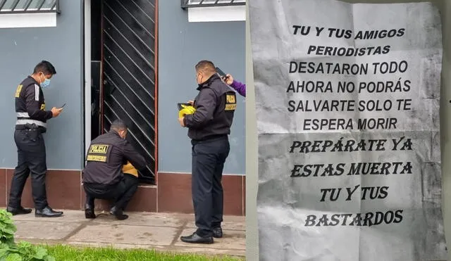 Policía confirmó que el sobre contenía pólvora y municiones. Foto: Deysi Portuguez/URPI-LR