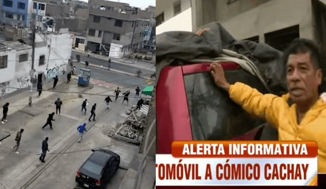 “Yo vivo acá, alquilo mi casa y esto parecía una guerra", dijo 'Cachay'. Foto: Captura de ATV