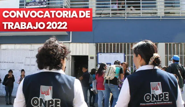 La institución habilitó más de 10.000 puestos para coordinadores de local de votación. Foto: ONPE