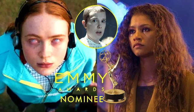 Zendaya es la mujer más joven en ser nominada como productora en los Emmy 2022, gracias a su trabajo en "Euphoria". Foto: composición LR/Netflix/HBO