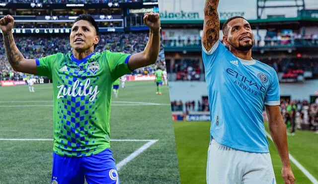 Raúl Ruidíaz y Alexander Callens han tenido una gran temporada en la MLS. Foto: composición GLR/Sounders FC/New York City FC