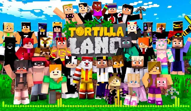 TortillaLand 2 es una serie de Minecraft que contaría con más de 30 participantes. Foto: Tortilla_Land