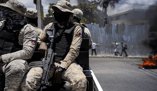 Las reconocidas pandillas de Haití, G9 y G-Pep son las causantes de estos combates sangrientos en Puerto Príncipe. Foto: AFP.
