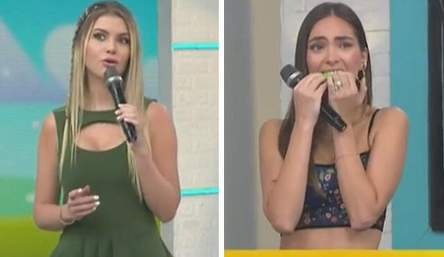 Natalie Vértiz conduce "Estás en todas" junto a 'Choca' Mandros. Foto: captura ATV