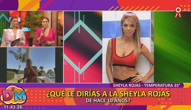 Durante conversación con el programa “D’ mañana”, Sheyla Rojas reveló que no regresaría a la televisión. Foto: Panamericana TV