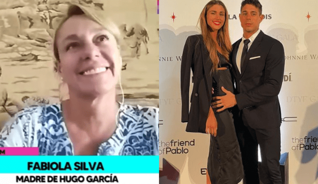 Fabiola Silva, madre de Hugo García, está fascinada con la relación de su hijo con Alessia Rovegno. Foto: composición LR/captura de Willax/Hugo García/Instagram