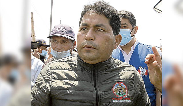 Mensaje. Pablo Haro, presidente de las rondas de la región La Libertad, condena la violencia. Foto: Jaime Mendoza/La República