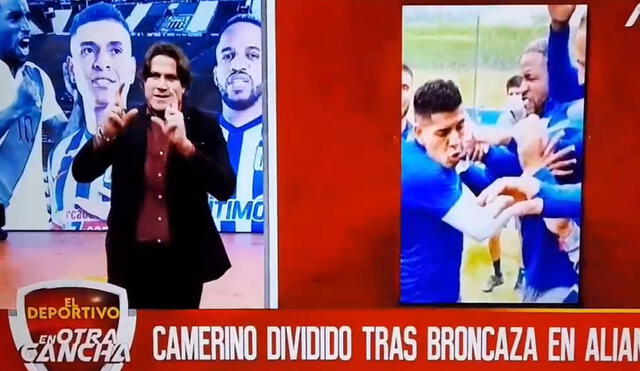 El comunicador usó una foto editada en su programa deportivo. Foto: captura de "El deportivo"