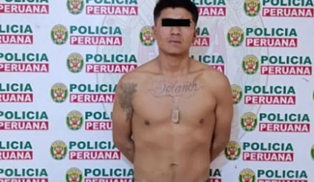 Laureano Pimentel tiene antecedentes por hurto de vehículo y receptación. Foto: PNP