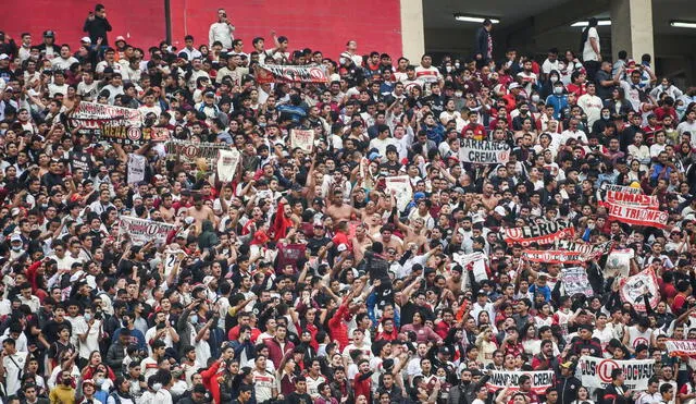 Universitario llevó 179.408 espectadores al Estadio Monumental. Foto: Universitario/Twitter.