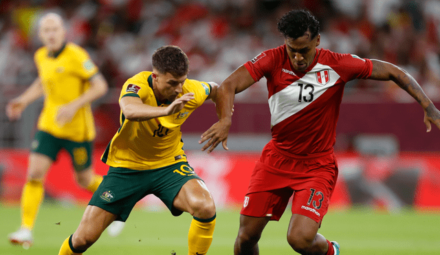 Tapia jugó todo el encuentro ante Australia. Foto: EFE