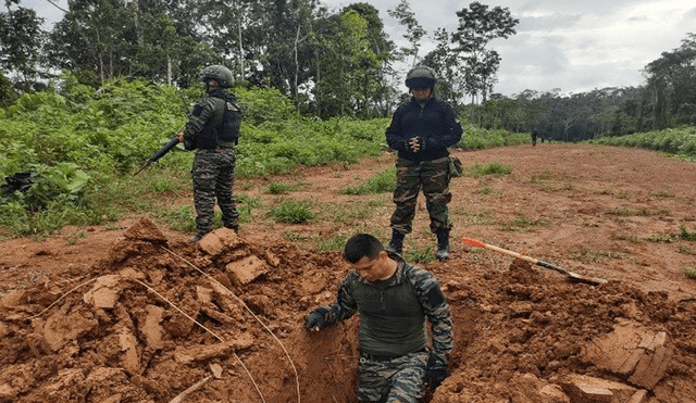 Autoridades policiales intervinieron espacios usados por banda de narcotraficantes en Amazonas. Foto: Ministerio Público de Amazonas