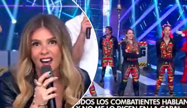 Johanna San Miguel mencionó los nombres de los participantes que han hablado en su contra. Foto: composición LR/captura de América TV