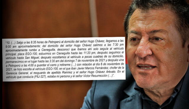 Hugo Chávez renunció a Petroperú tras numerosas críticas a su gestión, así como presuntos actos de corrupción. Foto: composición de Fabrizio Oviedo/La República