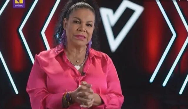 Eva Ayllón hizo una confesión durante el programa “La voz Perú”. oto: captura Latina