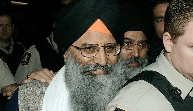 Ripudaman Singh Malik fue acusado de colocar una bomba en el vuelo 182 de Air India. Foto: The Globe and Mail