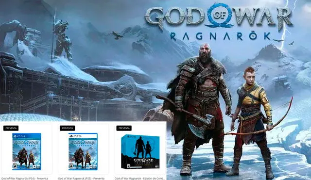 God Of War Ragnarok PS4 PS5 Juego digital original