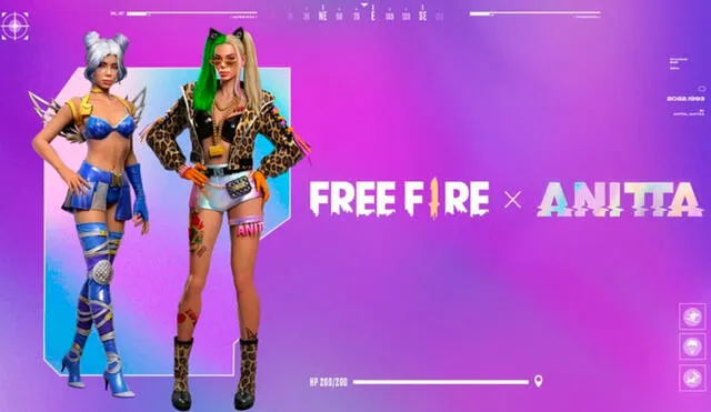 Tienes hasta el 31 de julio para obtener todas las recompensas temáticas de Anitta en Free Fire. Foto: Free Fire