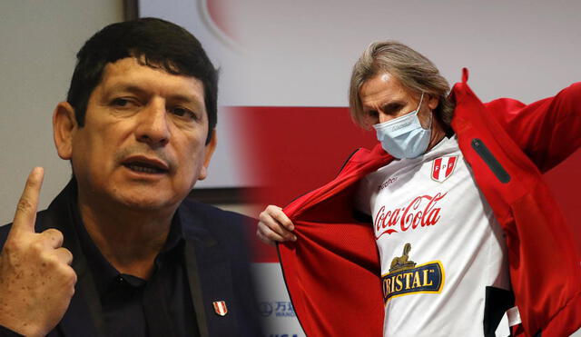 Ricardo Gareca tomó la decisión de poner fin a un periodo de 7 años al mando de la selección peruana. Foto: composición/GLR/EFE