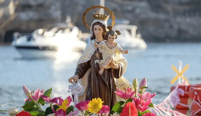 La Virgen del Carmen es conocida como Santa María del Monte Carmelo. Foto: La Noticia