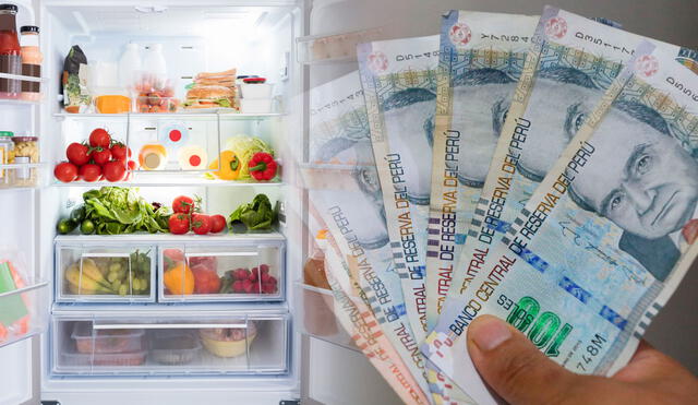 Abrir la refrigeradora muy seguido es una de las cosas que debemos evitar para ahorrar dinero. Foto: composición de Fabrizio Oviedo / La República / AFP / Andina