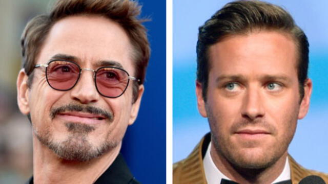 Robert Downey Jr. alojó en su casa a Armie Hammer. Foto: Page Six