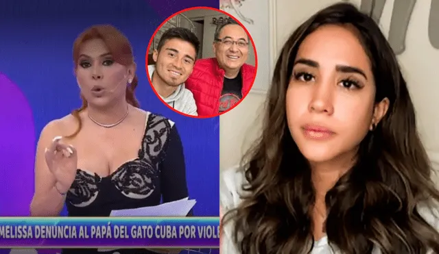 Magaly Medina defiende a Melissa Paredes tras denunciar a su exsuegro Jorge Cuba por violencia psicológica. Foto: Composición LR / Captura ATV / Instagram