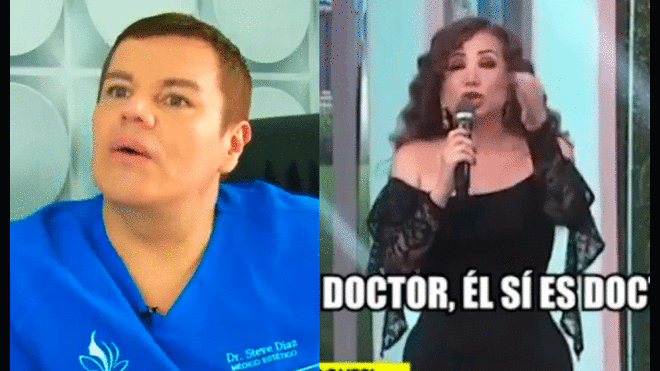 Janet Barboza criticó el trabajo del doctor Steve Díaz. Foto: composición América TV/ATV