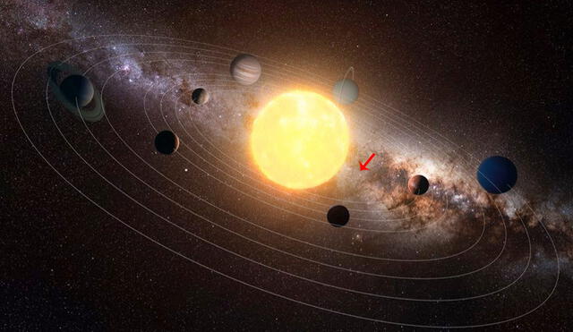 Todos los cuerpos celestes de sistema solar, incluido el Sol, giran alrededor de un punto de equilibrio llamado baricentro. Foto: Science Focus