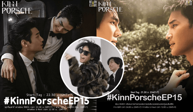 El BL más exitoso de la temporada es "KinnPorsche". Serie tiene como actores principales a Mile y Apo. Foto: composición LR/Twitter/iQIYI