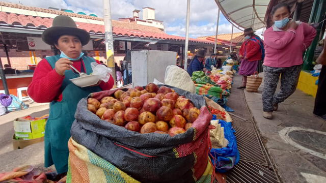 Hay preocupación en los mercados de Cusco debido a las medidas que se tomarán por el paro de transportes. Foto: Raúl Cabrera/ La República